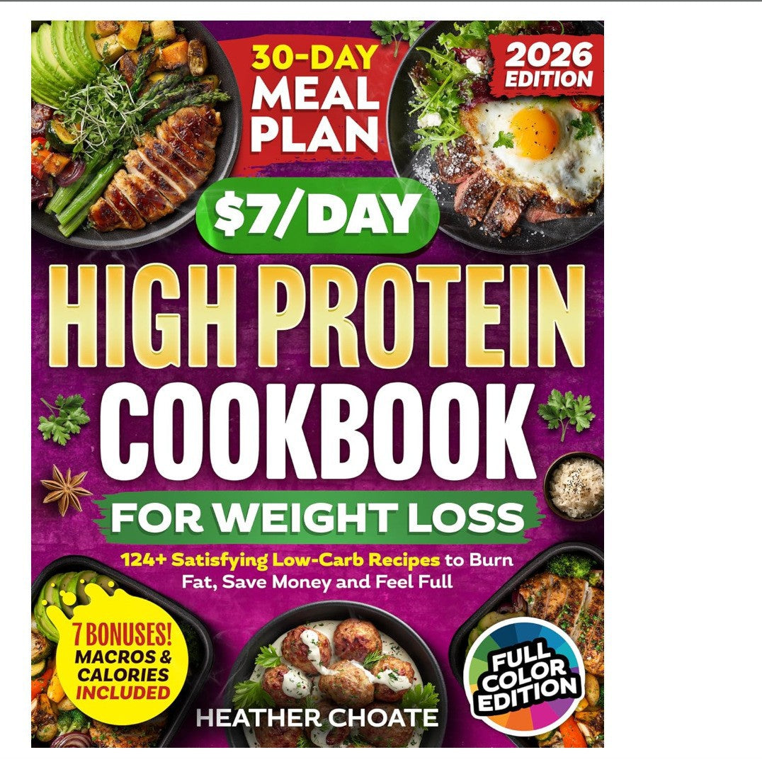 High Protein Low Carb Recipe Notebook