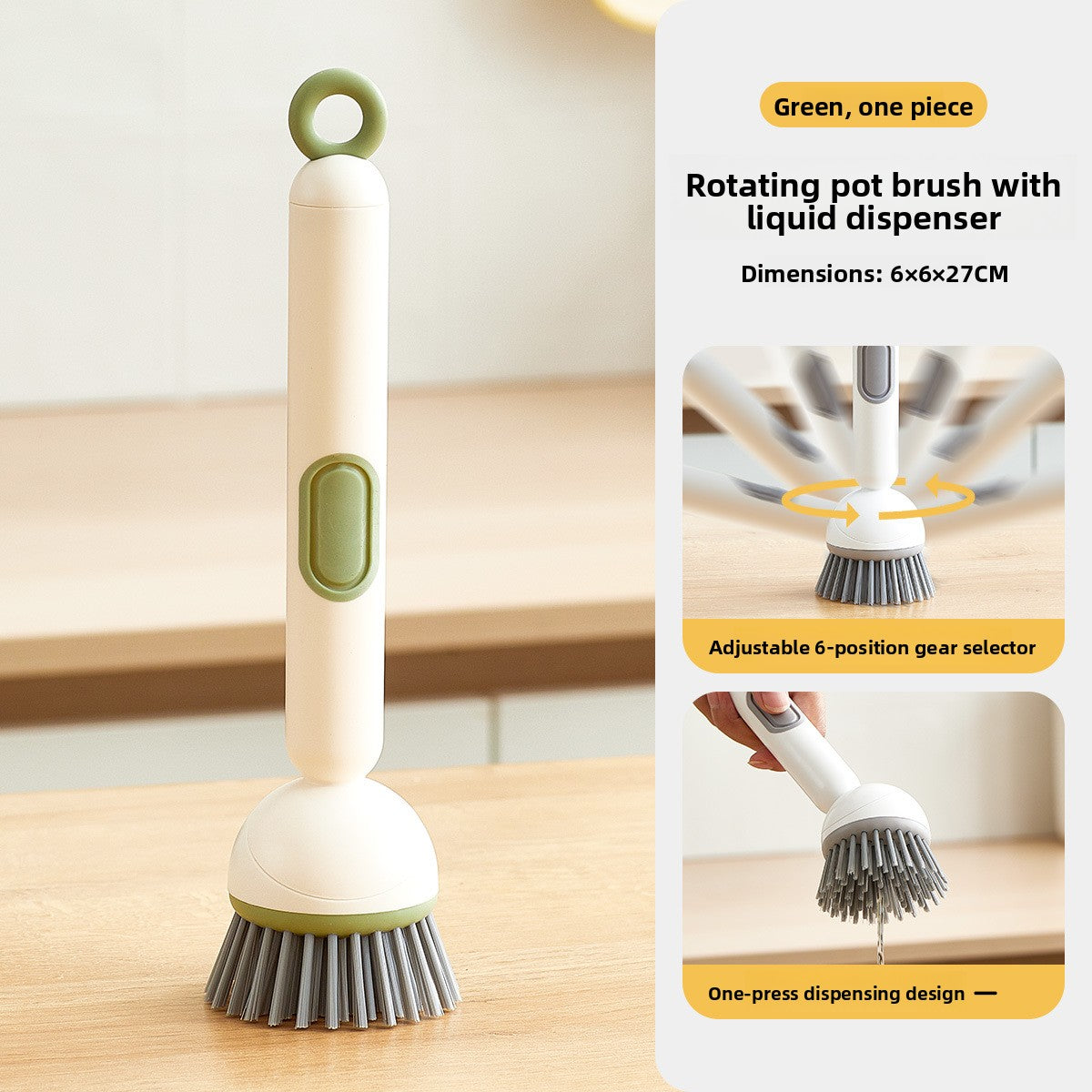 Multifunctional cleaning brush