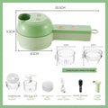 Multifunctional handheld electric vegetable cutter