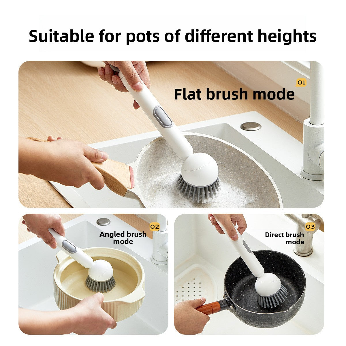 Multifunctional cleaning brush