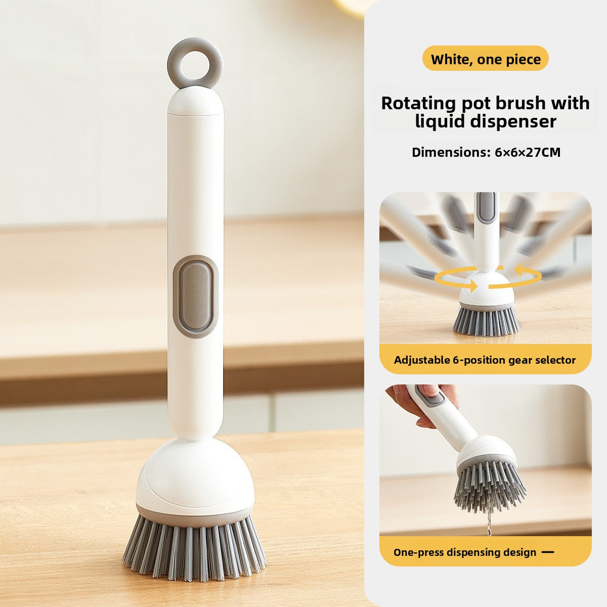 Multifunctional cleaning brush