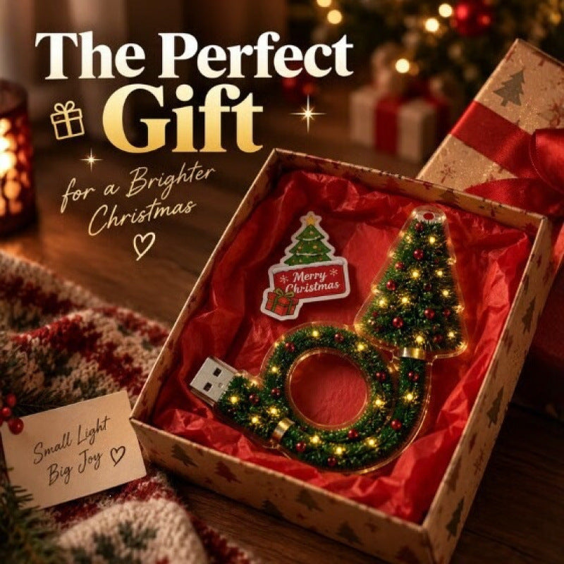 Creative USB Christmas Tree Projection Light